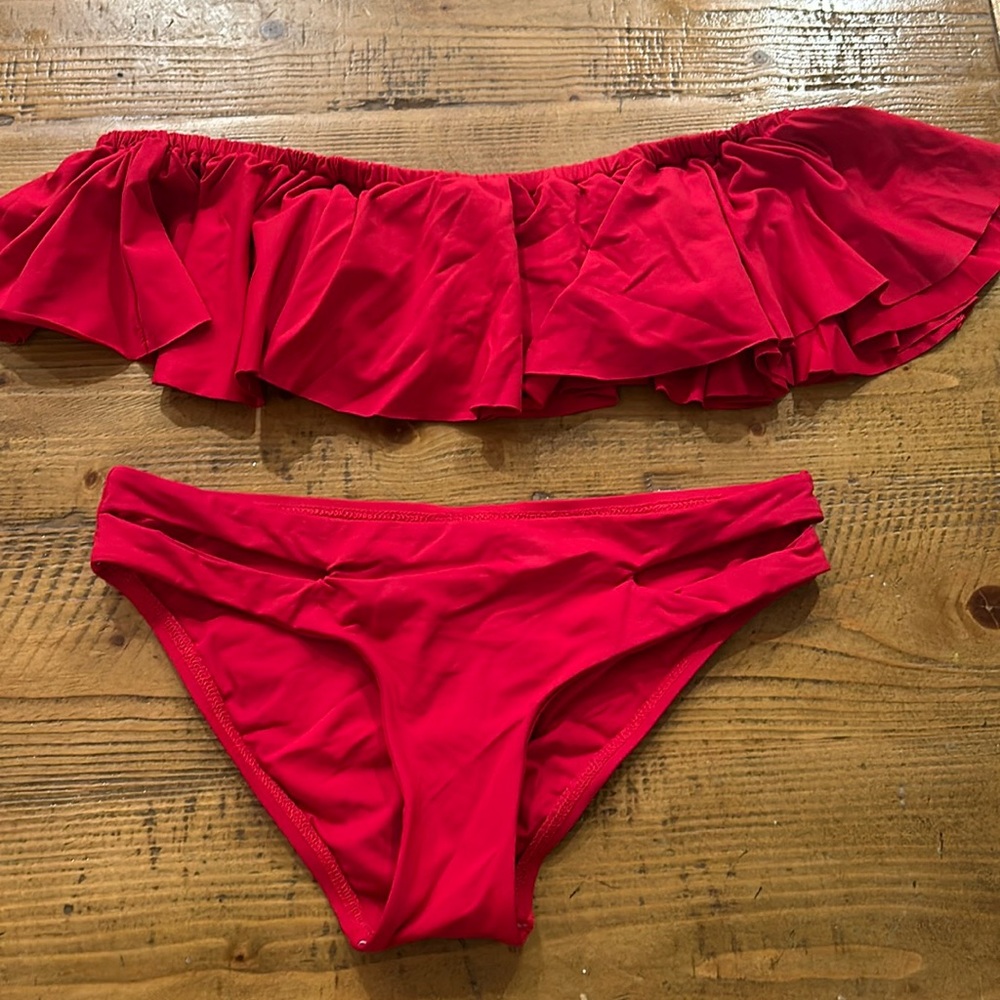 L Space 2 piece swim suite xs